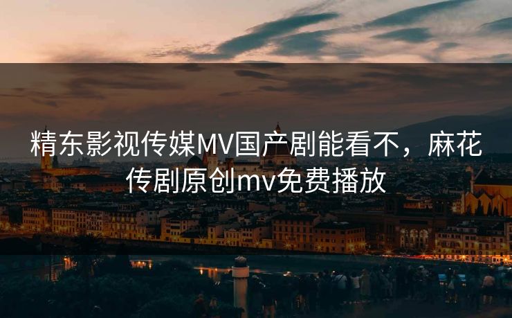 精东影视传媒MV国产剧能看不，麻花传剧原创mv免费播放